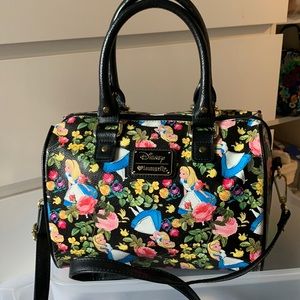 Loungefly Alice in Wonderland satchel purse bag - gently used